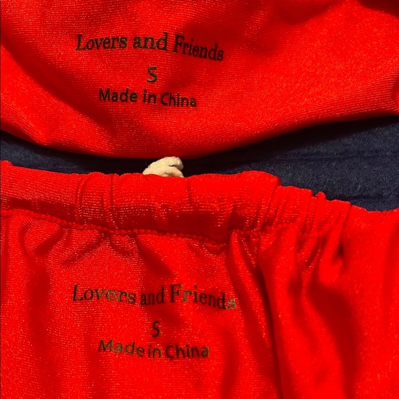 Lovers + Friends Bold Red Swimwear - Picture 2 of 4